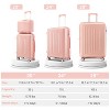 4 PCS Expanable Luggage Set, Hard Shell Lightweight Suitcase with TSA Lock and 360° Spinner Wheels, 14"+20"+24"+28" - ModernLuxe - 2 of 4