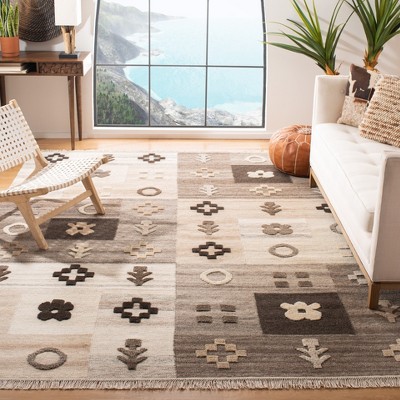 Kenya Natural Hand-Knotted Wool 10' x 14' Area Rug