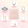 Unique Bargains Velvet Portable Earrings Bracelets Snap Button Jewelry Storage Bag 12 Pcs - 4 of 4