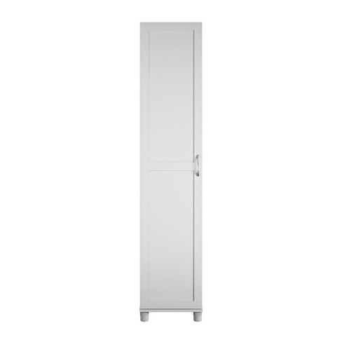 72.4 Minimalist Freestanding Kitchen Storage Cabinet Organizer, Kitchen  Pantry with 4 Doors and Adjustable Shelves Gray-ModernLuxe