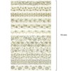 Wrapables Elegant Gold Foil Washi Tape Box Set for Arts & Crafts, Scrapbooking, Stationery, Diary (12 Rolls), Gold Floral - 2 of 4