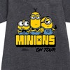 Girls' - Despicable Me Minions - Minions On Tour Graphic Short Sleeve Fleece Dress - 2 of 3