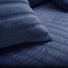 Rizzy Home 3pc Blackberry Grove Geometric Quilt Set Blue - 3 of 4