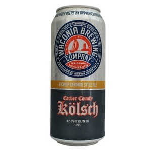 Waconia Carver County Kolsch Beer - 4pk/16 fl oz Cans - 1 of 1