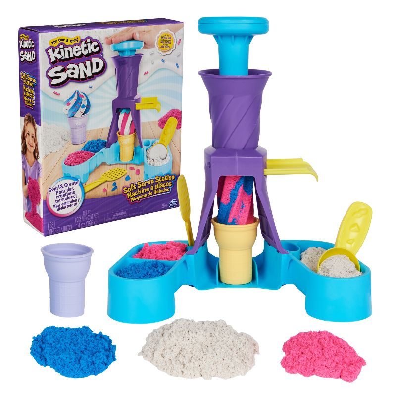 Kinetic Sand Soft Serve Station Sand Art, 1 of 15