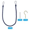 Unique Bargains Braided Decorative with Screw Hooks & Bolts Curtain Holdback Cord 2 Pcs - 3 of 4