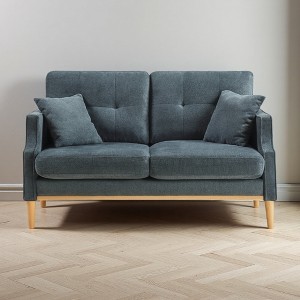 2-Seater Waterproof Polyester Loveseat with USB Port & Foam Cushion - 1 of 4