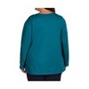 Women's Jersey Long Sleeve U-Neck Tee - Plus - On The Plus Side - 2 of 4