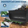 Coucheta Bucket Tooth Bar, Heavy Duty Tractor Bucket Teeth for Sub-Compact Tractor & Skid Steer, No-Drill Installation for Efficient Soil Excavation - 4 of 4