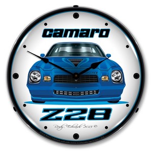 Collectable Sign & Clock | 1979 Z28 Camaro LED Wall Clock Retro/Vintage, Lighted - 1 of 4