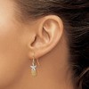 Black Bow Jewelry Two Tone Sand Dollar & Starfish Dangle Earrings in 14k Gold - 3 of 4