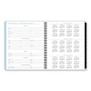 Contemporary Lite Monthly Planner, 11 x 9.5, Light Blue Cover, 12-Month (Jan to Dec): 2025 - 2 of 4