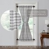 Sawyer Mill Black Plaid Door Panel 72x40  VHC Brands - 2 of 4