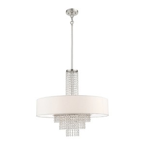 Livex Lighting Carlisle 5 - Light Pendant in  Brushed Nickel - 1 of 4