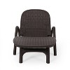 PAGED Patio Chaise Lounge Modern Wicker Recliner with Cushion Tiltable Lounge Chair for Garden, Poolside - 4 of 4