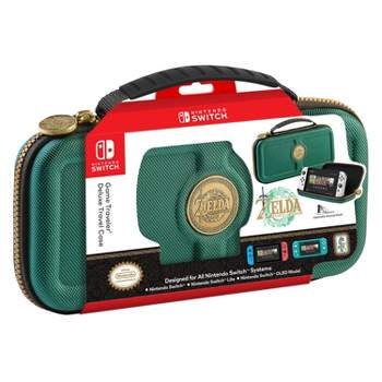 Nintendo Switch Game Traveler Deluxe Travel Case - Green Zelda Tears of the Kingdom