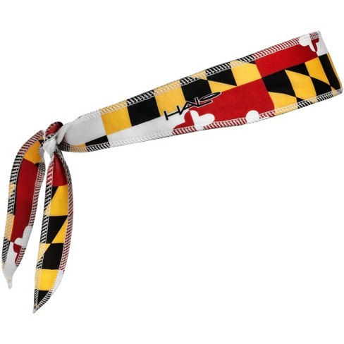 Halo Headband Tie Version I Sweatband - Maryland Flag - image 1 of 2