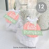 Big Dot of Happiness Girl Little Pumpkin - Fall Birthday Party or Baby Shower Clear Goodie Favor Bags - Treat Bags With Tags - Set of 12 - 2 of 4