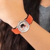 Black Bow Jewelry Disney Girls Moana & Pua Orange Strap Time Teacher Watch - 2 of 3
