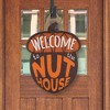 Briarwood Lane Everyday Door Hanger 18x12 Welcome To the Nuthouse Humor Burlap Door Hanger - 2 of 2