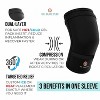 ICE-OLATE PLUS Hot & Cold Gel Knee Braces for Knee Pain, Knee Support for Meniscus Tear, ACL, Arthritis, Joint Pain Relief (Black, S - 2XL) - 3 of 4