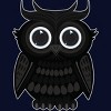 Junior's Design By Humans Black Owl By Adamzworld T-Shirt - 2 of 3
