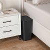 Aoibox Bathroom Trash Can with Lid, Small Garbage Bin, Press Top Wastebasket with Pop-Up Lid for Bedroom, Living Room, Office (Black) - 2 of 4