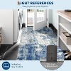 Washable Non-Slip Rug, Modern Abstract Low Pile Indoor Carpet, Soft Machine Washable Area Mat for Living Room, Bedroom, Entryway - 4 of 4