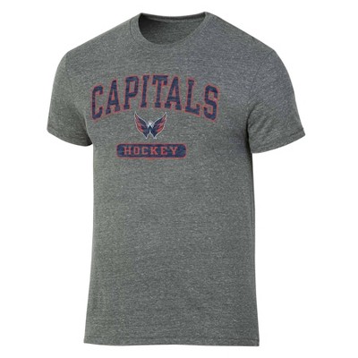NHL Washington Capitals Men's Gray Tri-Blend T-Shirt