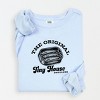 Simply Sage Market Original Tiny House Dwellers Lightweight Garment Dyed Sweatshirt - XL - Hydrangea - 2 of 4