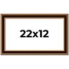 PosterPalooza | Weathered Gold Picture Frame - UV Acrylic, Backing Board, Hanging Hardware Included - 2 of 4