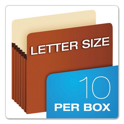 Redrope Expanding File Pocket with Manila Lining, 6.5" Expansion