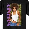 Whitney Houston 90s Script Men's Black T-shirt - 2 of 3