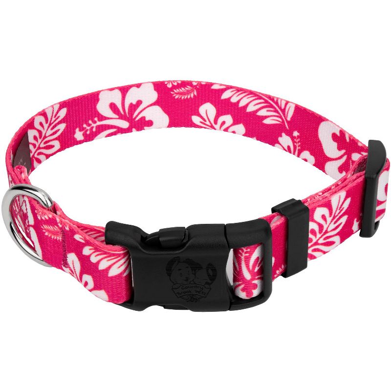 Country Brook Petz Deluxe Pink Hawaiian Dog Collar - Made in The U.S.A., 1 of 8