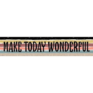 Teacher Created Resources Wonderfully Wild Make Today Wonderful Banner, 8" x 39" (Pack of 6) - 1 of 1