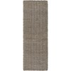 Unique Loom Laurel Handwoven Jute Collection Area Rug - Haven (2'  x 6' 1" Runner Black and White) - 2 of 4