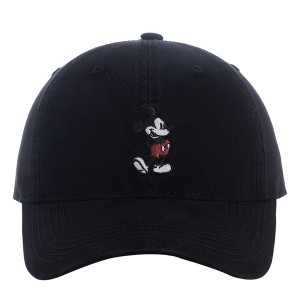 Disney Adult Mickey Mouse Embroidered Cotton Adjustable Dad Hat - 1 of 4