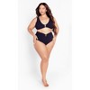 Women's Plus Size Persia Swim Brief - black | CITY CHIC - 2 of 4