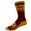 Crazy Dog T-Shirts Men's Iron Science Socks Funny Comic Hero Movie Science Chemistry Graphic Novelty Footwear - 2 of 4