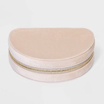 Half Moon Zippered Case - A New Day™ Light Taupe