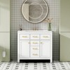 Vynxaria 36'' Bathroom Vanity with Ceramic Sink Combo Set,Modern Freestanding Single Bathroom Cabinet,Storage Cabinet - 2 of 4