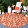 Courtyard CY2663 UV & Stain Resistant Non-Shedding Power Loomed Indoor/Outdoor Rugs - Safavieh - 2 of 4