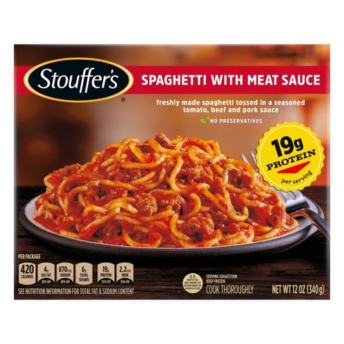 Stouffer's Frozen Spaghetti with Meat Sauce - 12oz - image 1 of 4