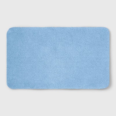 blue bath rugs