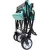 FURNIinspire Outdoor Serving Carts Fish 250L Collapsible Wagon Beach Wagon with Big Wheels for Camping, Sports, Blue, 25.98"*17.32"*37.4" - 4 of 4