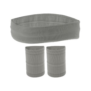 Unique Bargains Breathable Sport Headband with Wristband 1 Set - 1 of 4