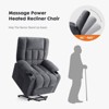 MAYEERTY Multi-Func Recliner Massage + Heating, 3 Timers, 300LBS Capacity - 2 of 4