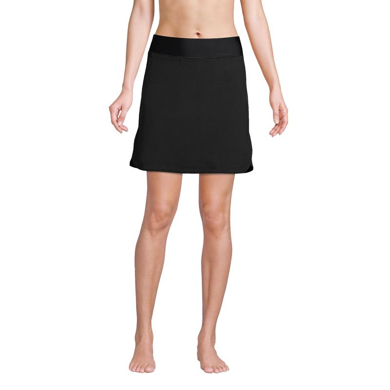 Lands' End Women's Quick Dry Board Skort Swim Skirt, 1 of 7