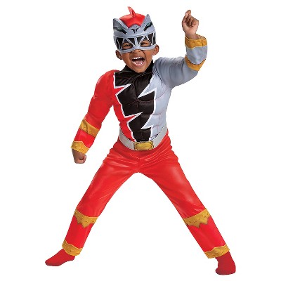 Boys' Power Rangers Dino Fury Ranger Muscle Jumpsuit Costume