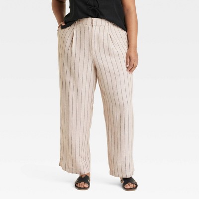 Women's Linen Essential Trouser - A New Day™